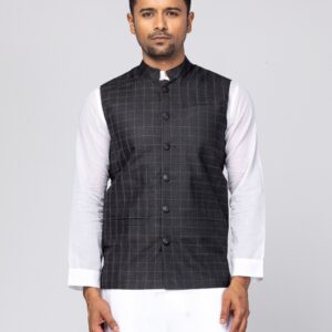 Black Cotton Coaty