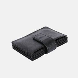 Black Genuine Leather Card Holder